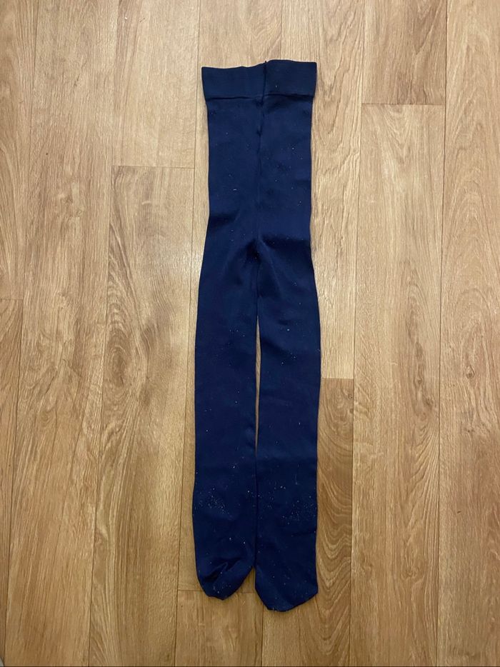 Lot de 3 paires de collants marine 5/6 ans - photo numéro 7