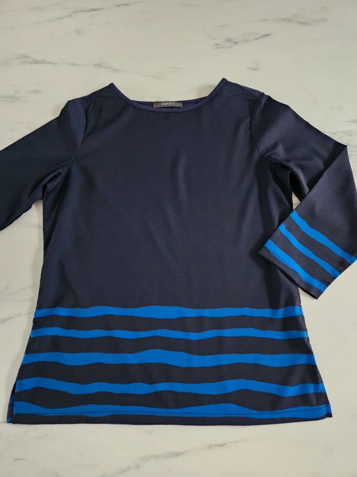 Esprit blouse bleu taille XS - photo numéro 7