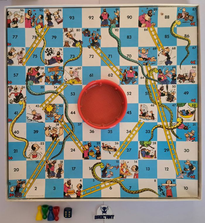Jeu de société complet Popeye MB Jeux 1979 - photo numéro 2
