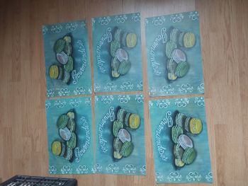 0 Lot de 6 set de table