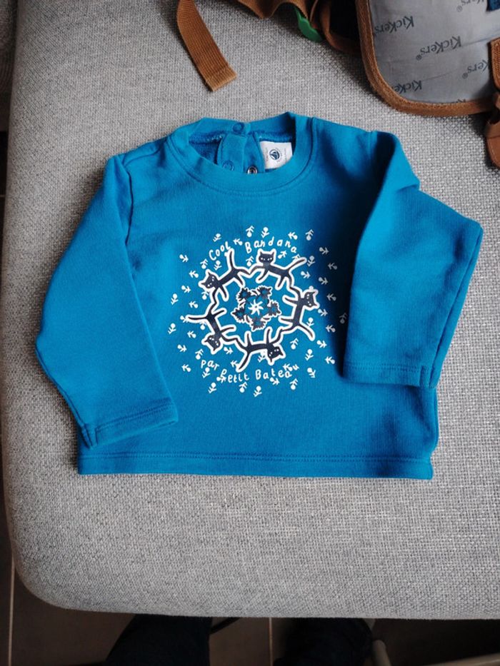 Sweat petit bateau 12 mois