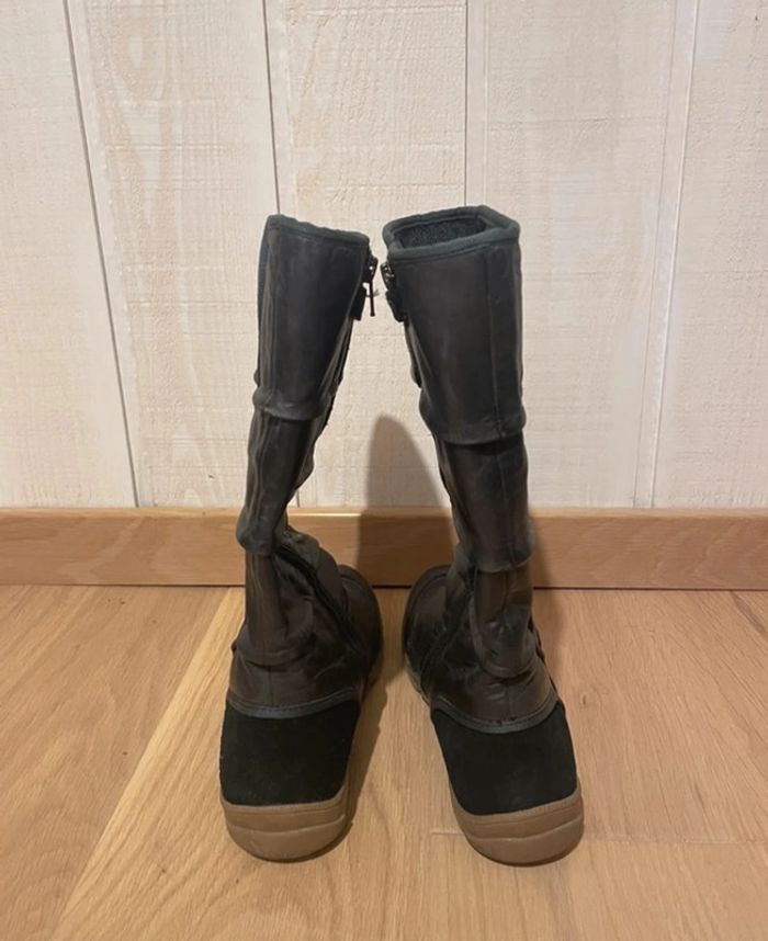 Bottes cuir marine - GEOX - P38 - photo numéro 3