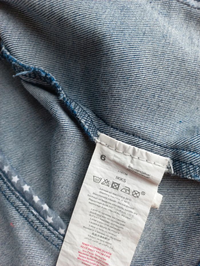 Veste en jeans 6 ans - photo numéro 5