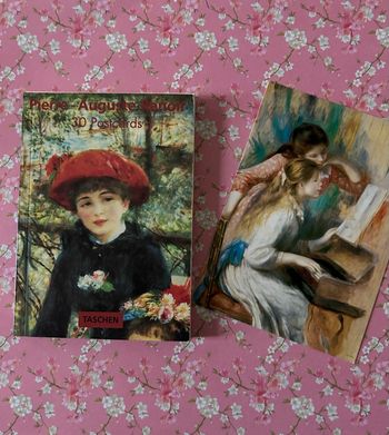 Livret de cartes postales détachables d’Auguste Renoir,