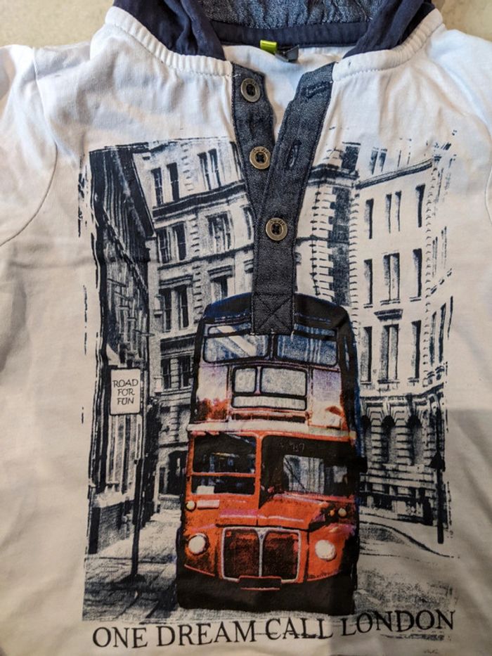 Tee shirt à capuche orchestra 2 ans - photo numéro 2