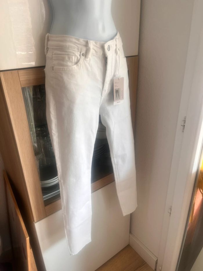 Jean blanc skinny mango taille s