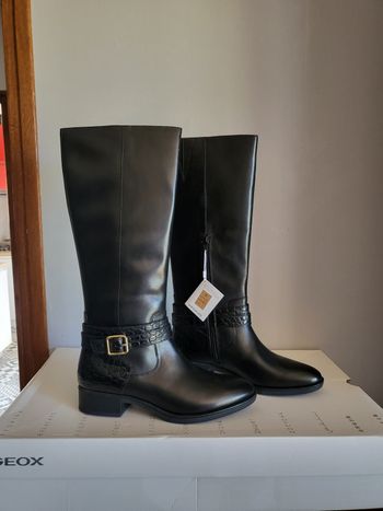Paire de bottes cuir Geox