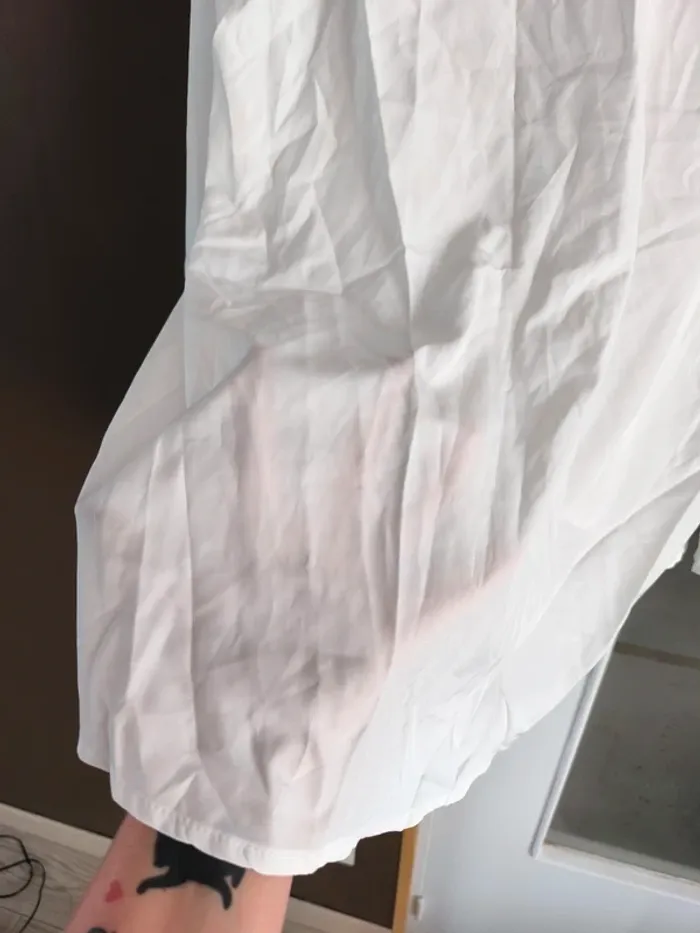 Chemise ouverte blanche femme XL - photo numéro 9