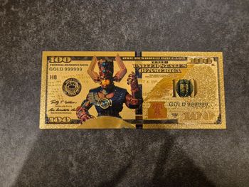 Billet OR à collectionner Marvel