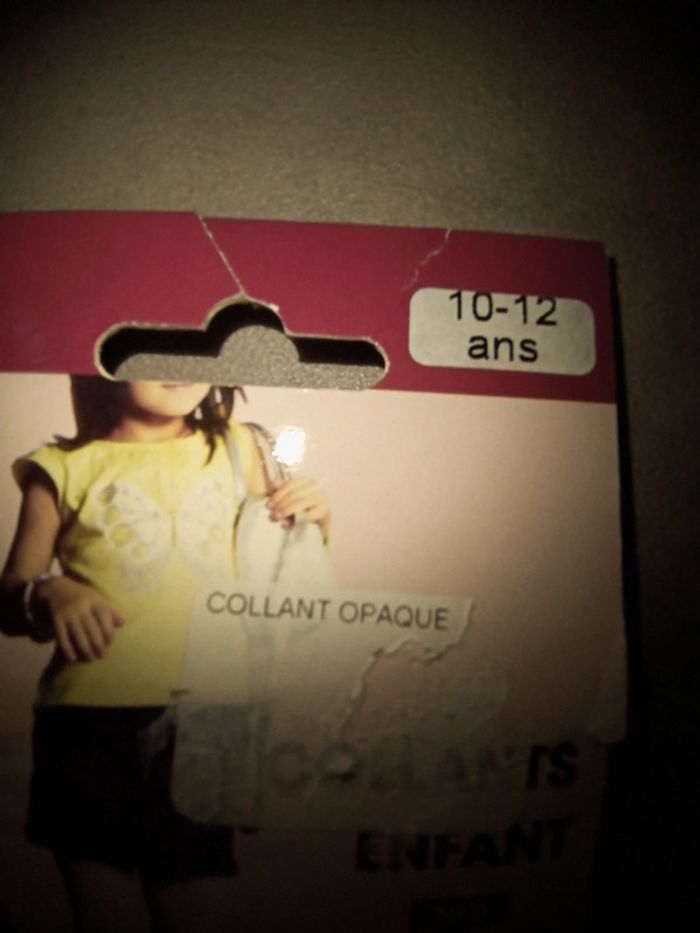 Paire de collants fille 10/12 ans neuf 🔂 - photo numéro 2