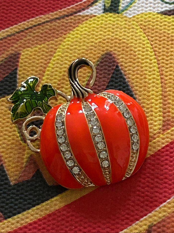 Broche, citrouille Halloween - photo numéro 2