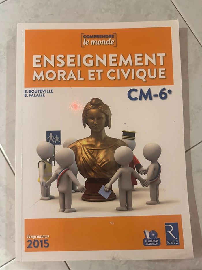Manuel enseignement moral et civique cycle 3 retz