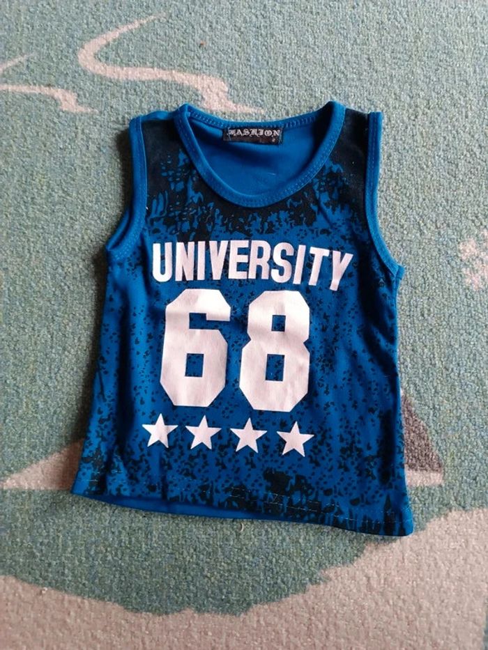Débardeur chemisette t-shirt sans manches 2ans