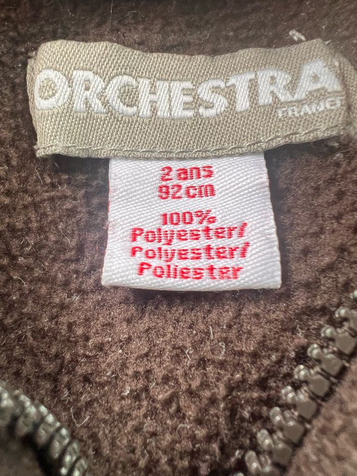 Pull d’hiver Orchestra  Polaire et chaud  Idéal pour cet hiver ❄️  Taille 24/36 mois 92 cm 94 cm   Prix sur les lots            #bébé #bebegarcon #naissance #naissancegarcon #nourrisson #maternité #sacfemme #grossesse #ensemblebebe #prixnegociable #p - photo numéro 4