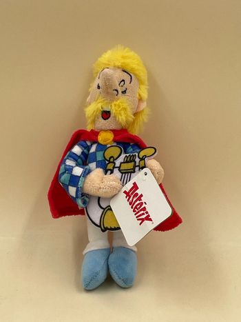 Peluche Astérix et Obelix Assurancetourix 20 cm neuf