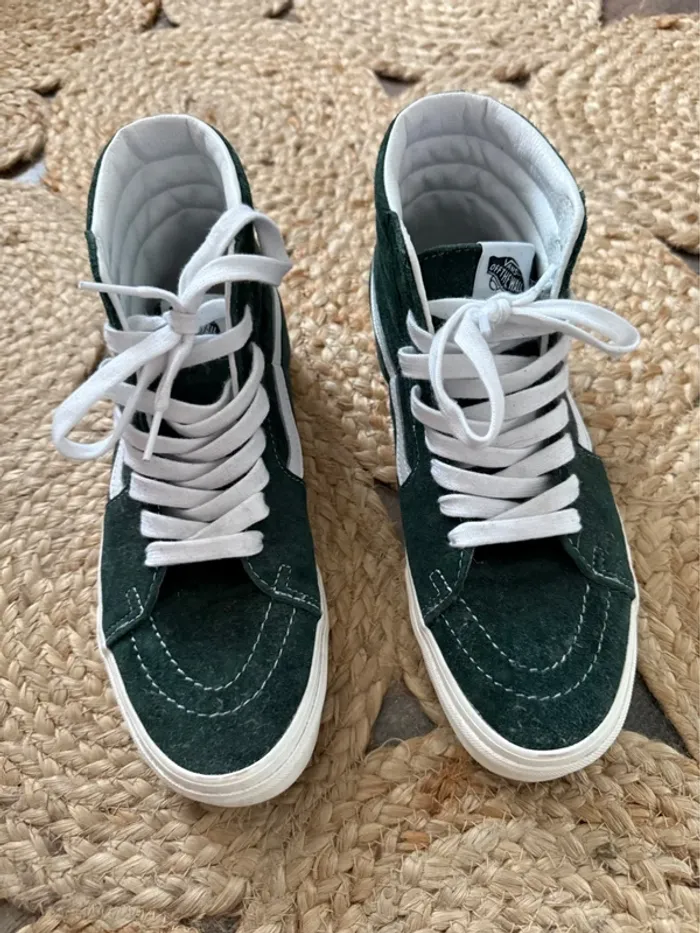 Vans montante - verte sapin - taille 40 - photo numéro 2