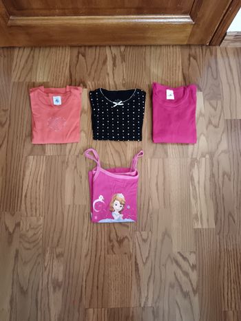 Lot 5 ans maillots de corps ML,MC Petit Bateau Absorba etc