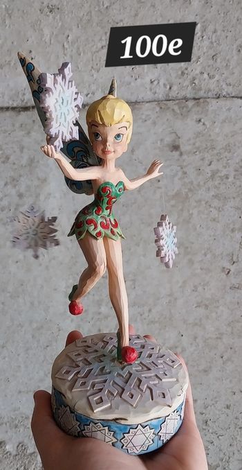 Figurine fee clochette flocon de neige