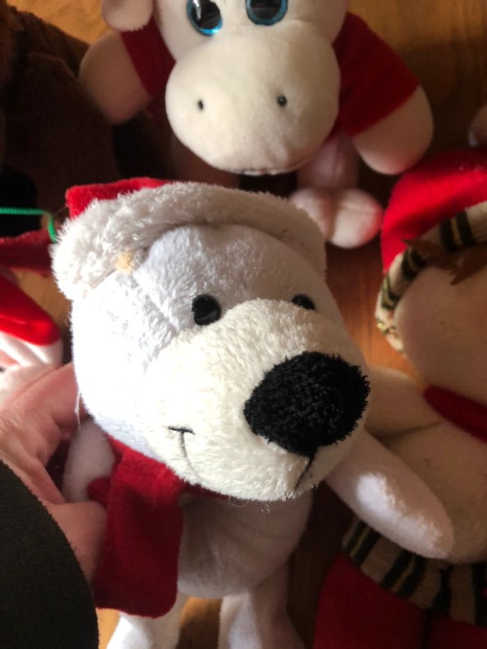 Lot peluche noel - photo numéro 3