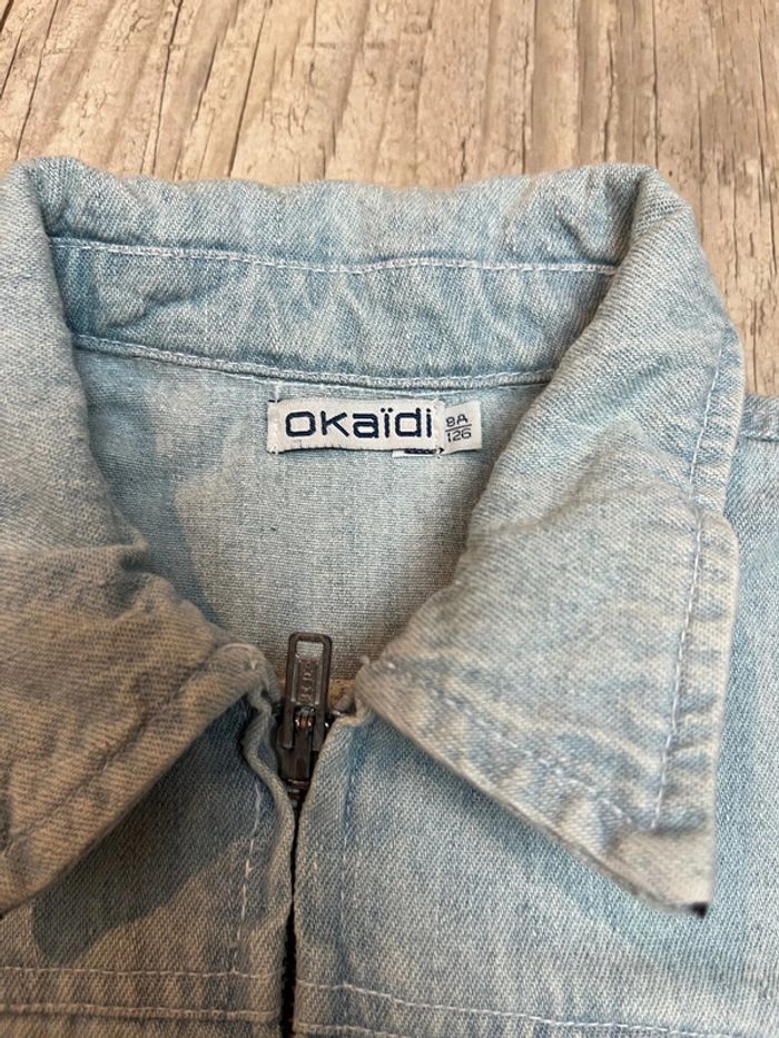 Veste en jean okaidi taille 8 ans - photo numéro 3