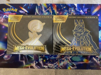 Lot 2 etb Pokémon mega evolution ME1 - Gardevoir et Lucario FR