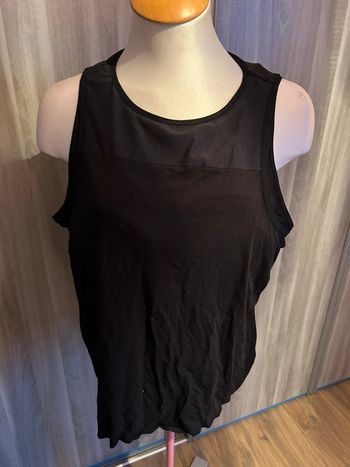 Haut de sport brassière et débardeur noir XXL