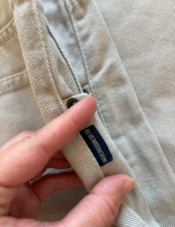 Jean beige homme Blue Mountain – coupe droite taille 2XL/50 relaxed fit droit vintage 2000s y2k - photo numéro 3