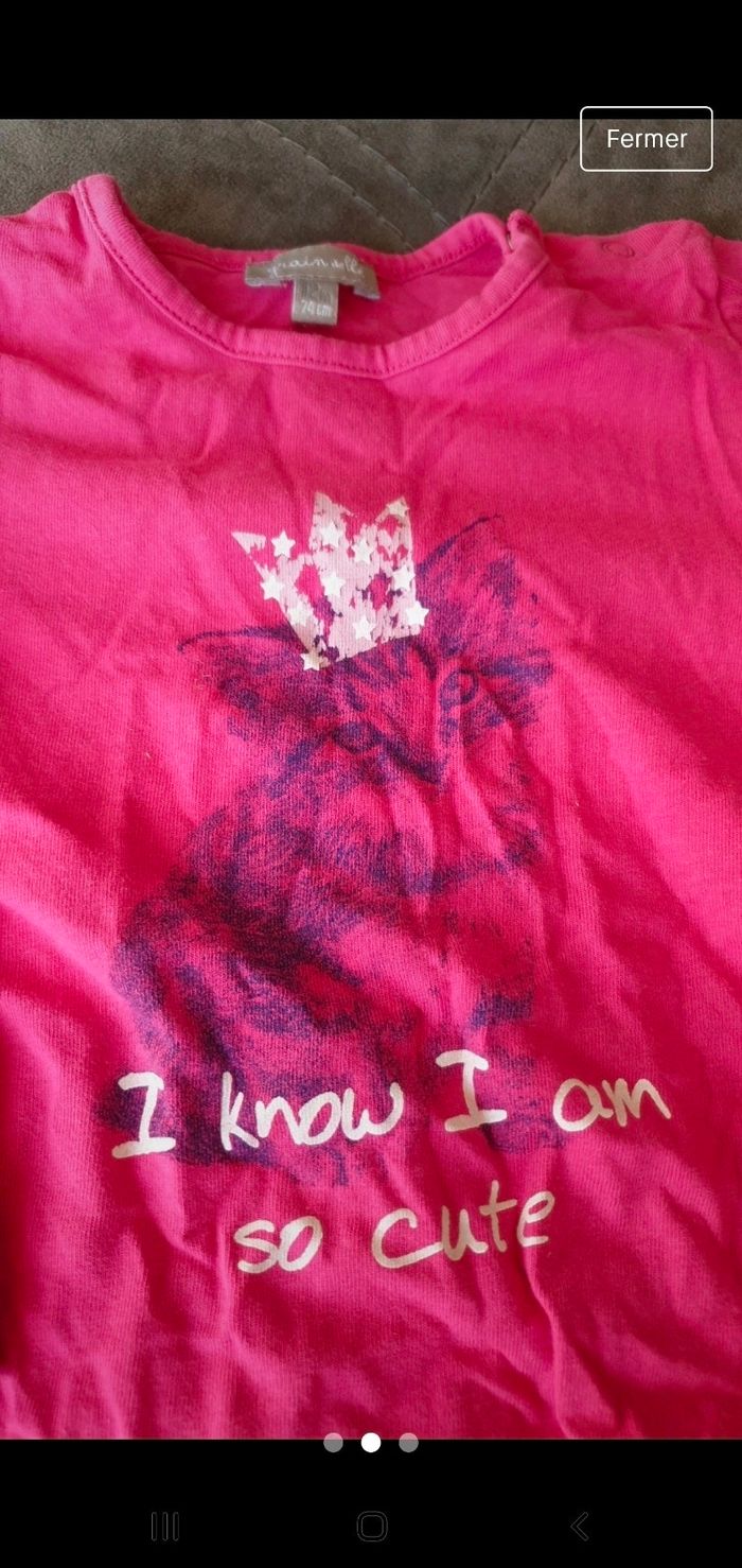 Haut manche longue 12mois - photo numéro 3