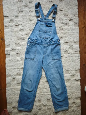 Salopette denim fille 8 ans