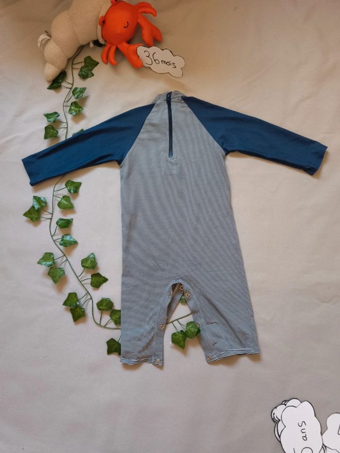 Combinaison rayé anti-UV 🍃 Petit bateau - photo numéro 3