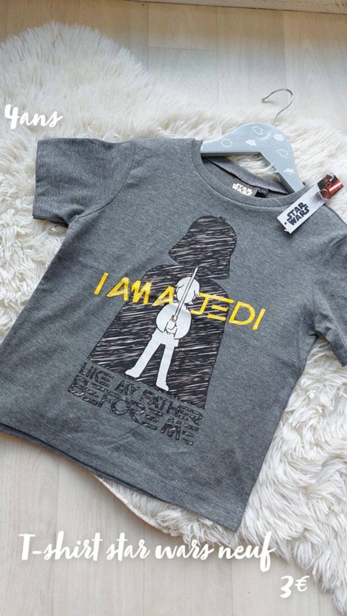 T-shirt star wars 4 ans Disney