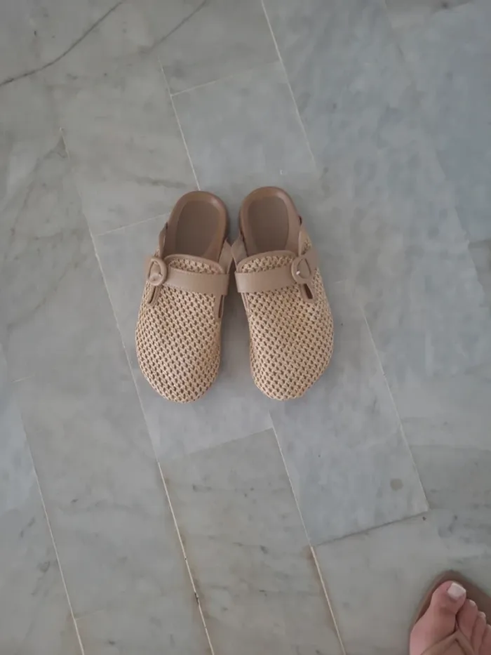 Mules en raphia pointure 40