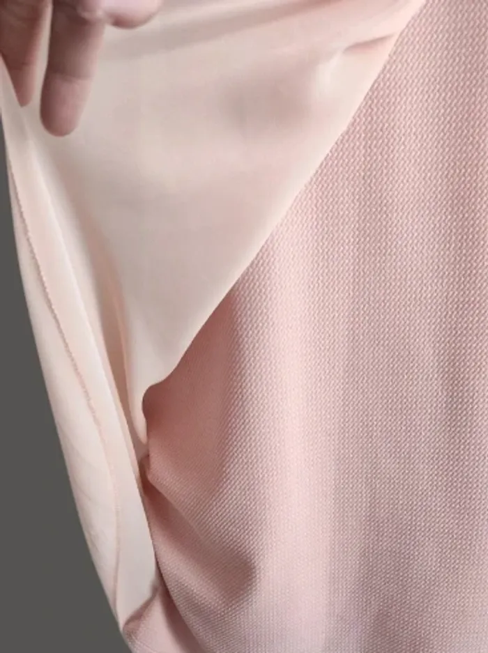 Robe scuba rose pâle - photo numéro 3