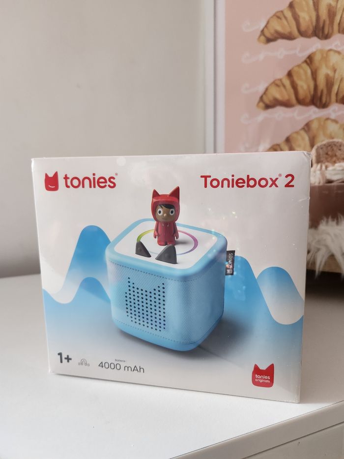 Coffret boite à Histoires et conteuse musicale tonies Toniebox 2 bleu