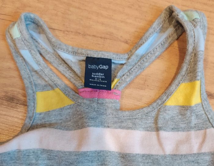 Ensemble fille été baby gap 6/12 mois - photo numéro 3