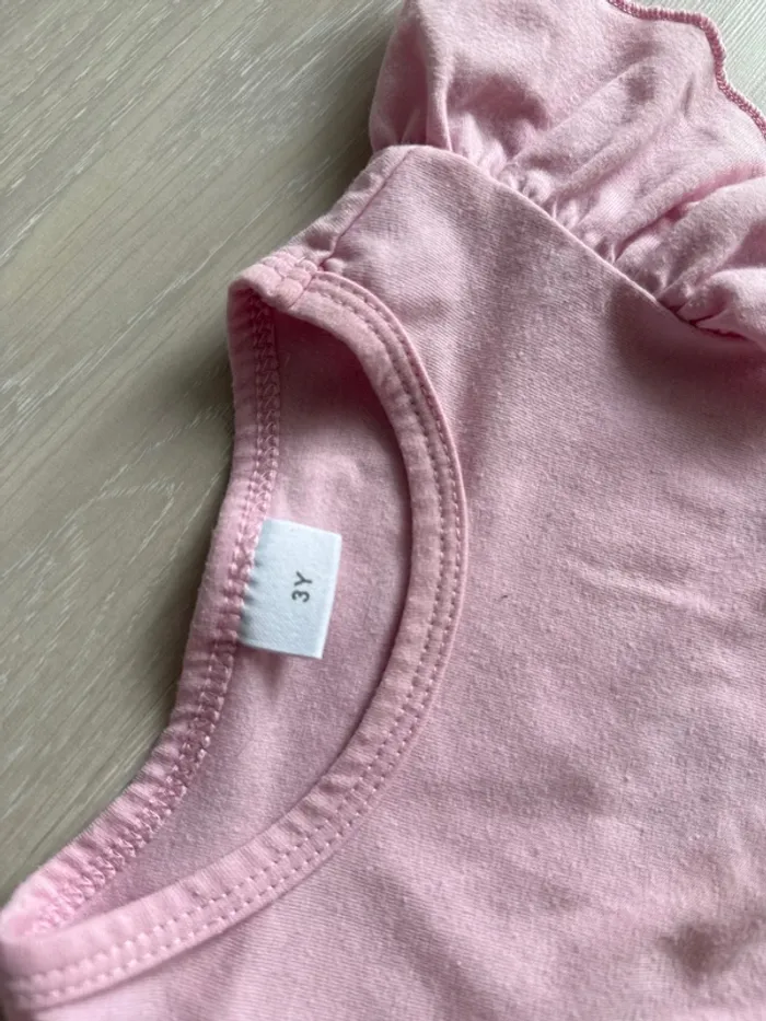 T-shirt rose 3 ans - photo numéro 2