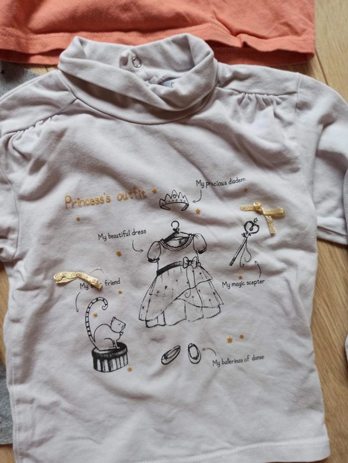 Lot de 4 t-shirt manche longue - photo numéro 2
