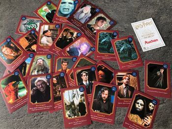Lot de 15 cartes Harry potter wizarding world auchan