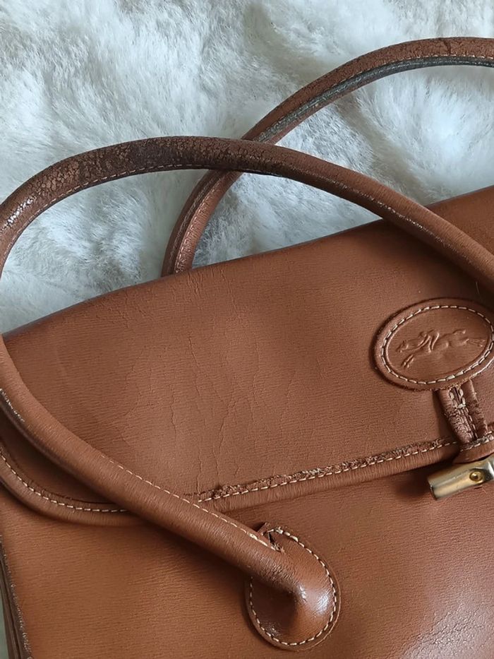 Sac roseau vintage Longchamp - photo numéro 2