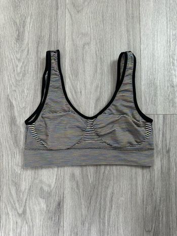 Brassière marinière multicolore et noire T38 M