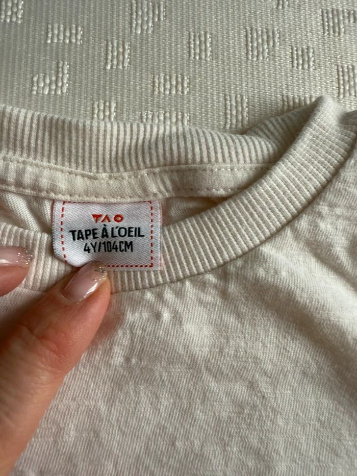T-shirt manche longue TAO 4 ans - photo numéro 4