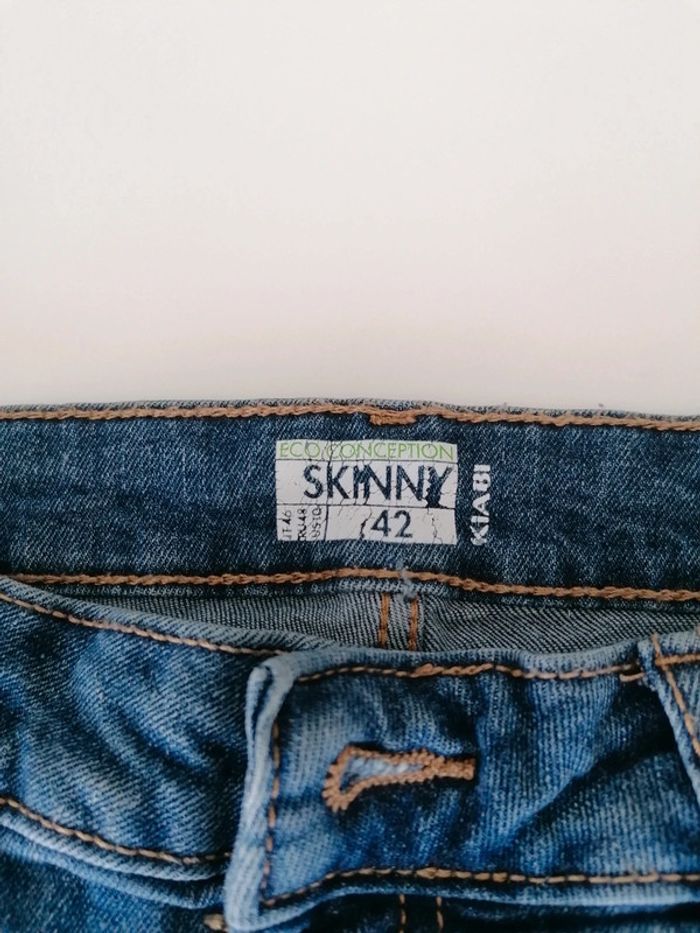 Jeans skinny bleu T 42 👖 - photo numéro 4