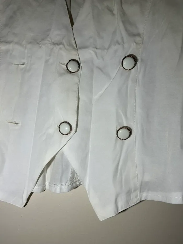 Blazer blanc vintage - photo numéro 4