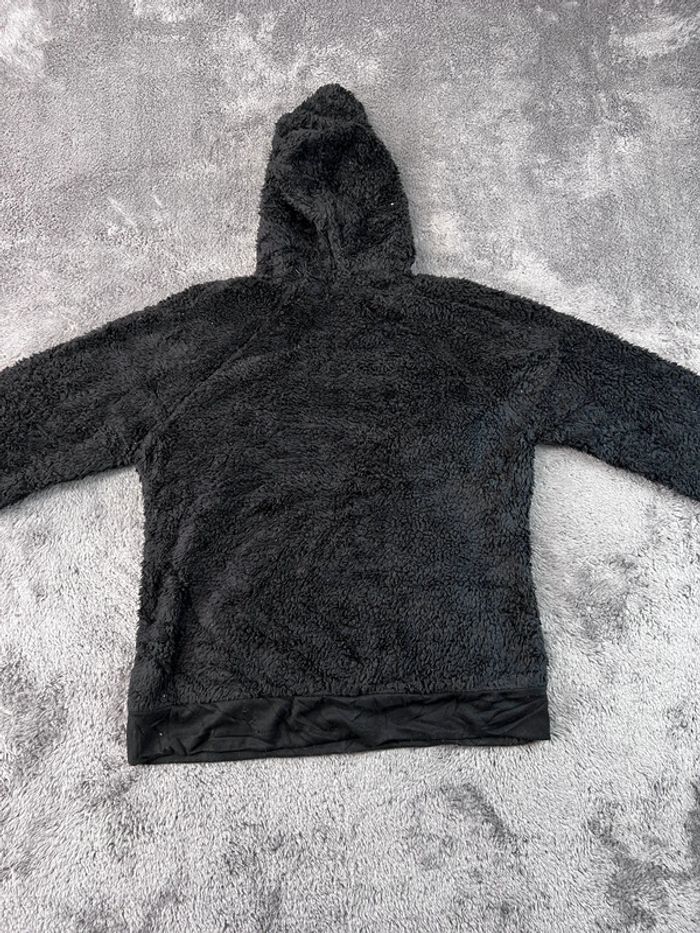 Pull sweat Polaire à capuche avec zip Fila noire – Taille L Homme - photo numéro 2