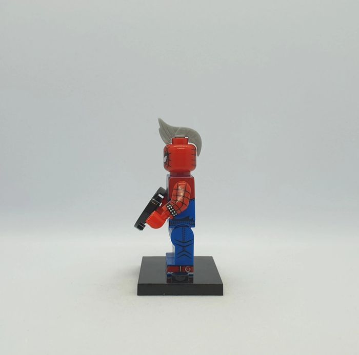 🕷 Figurine Marvel Spider-Man - Spider-Punk - (Style Lego) 🕷 - photo numéro 2