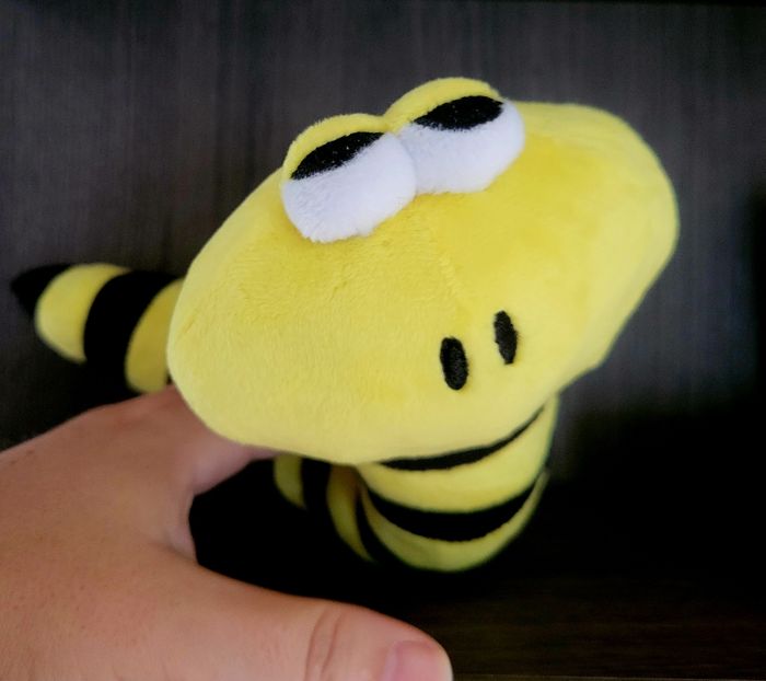 Peluche serpent Tricot Rayé