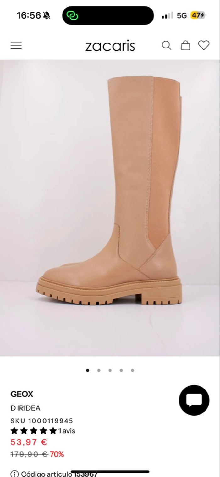 Bottes geox cavalière - photo numéro 3