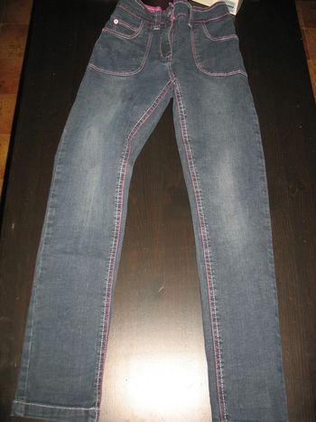 JEAN SLIM BLEU FONCE FILLE "ORCHESTRA" - 10 ANS - n°01