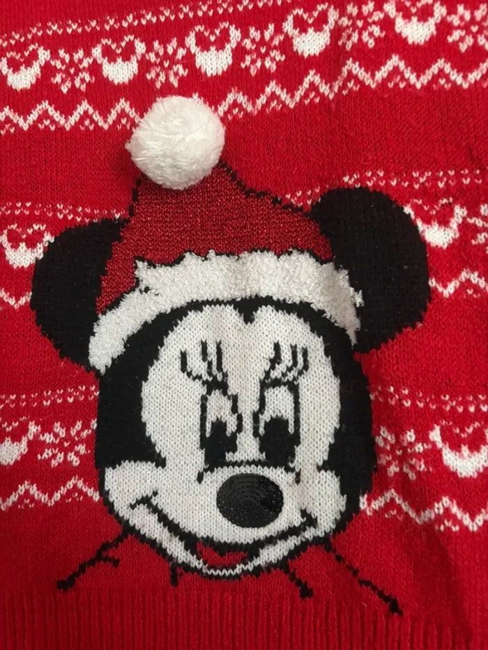 Pull de Noël Disney Minnie - photo numéro 2