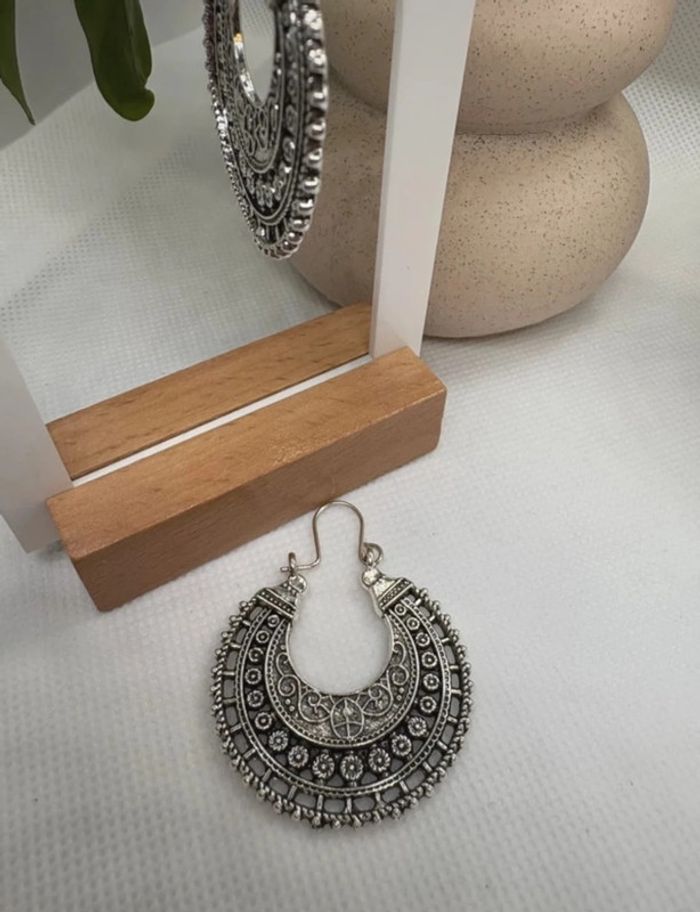 Boucle d'oreille style boheme - photo numéro 3